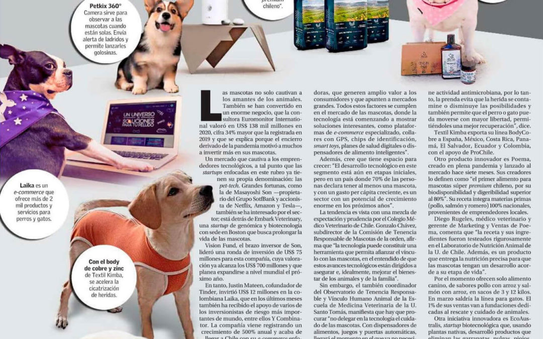 El Mercurio – Tecnología para mascotas vive fuerte crecimiento en el mundo